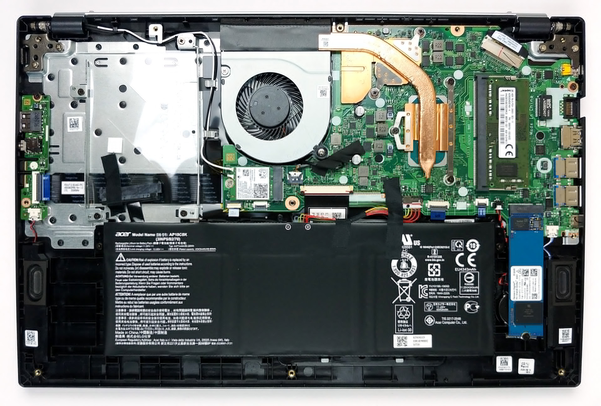 How to replace and fix Acer A315-54 A315-55 A315-56 A515-44 A515-45 A515-46 A515-53 A515-56 Russian RU keyboard (Acer Aspire 5 (A515-56G))